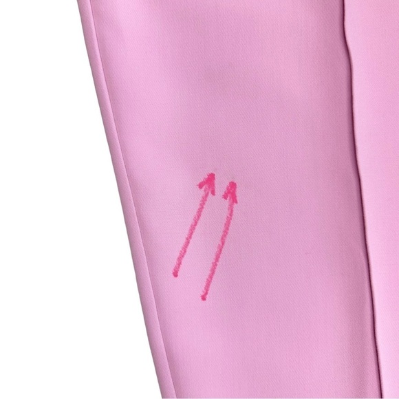 Anthropologie Maeve lilac purple pink cuffed pant pockets high-rise straight 18W - Picture 15 of 16